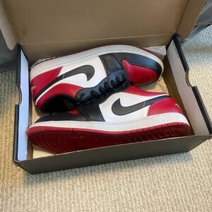 Jordan 1 low Bred Toe